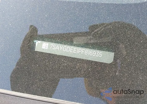 2023 Tesla Model Y Awd/Long Range Dual Motor All-Wheel Drive from USA, damaged, VIN 7SAYGDEE1PF816935